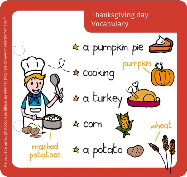 Thanksgiving Day M Mocarte Anglais