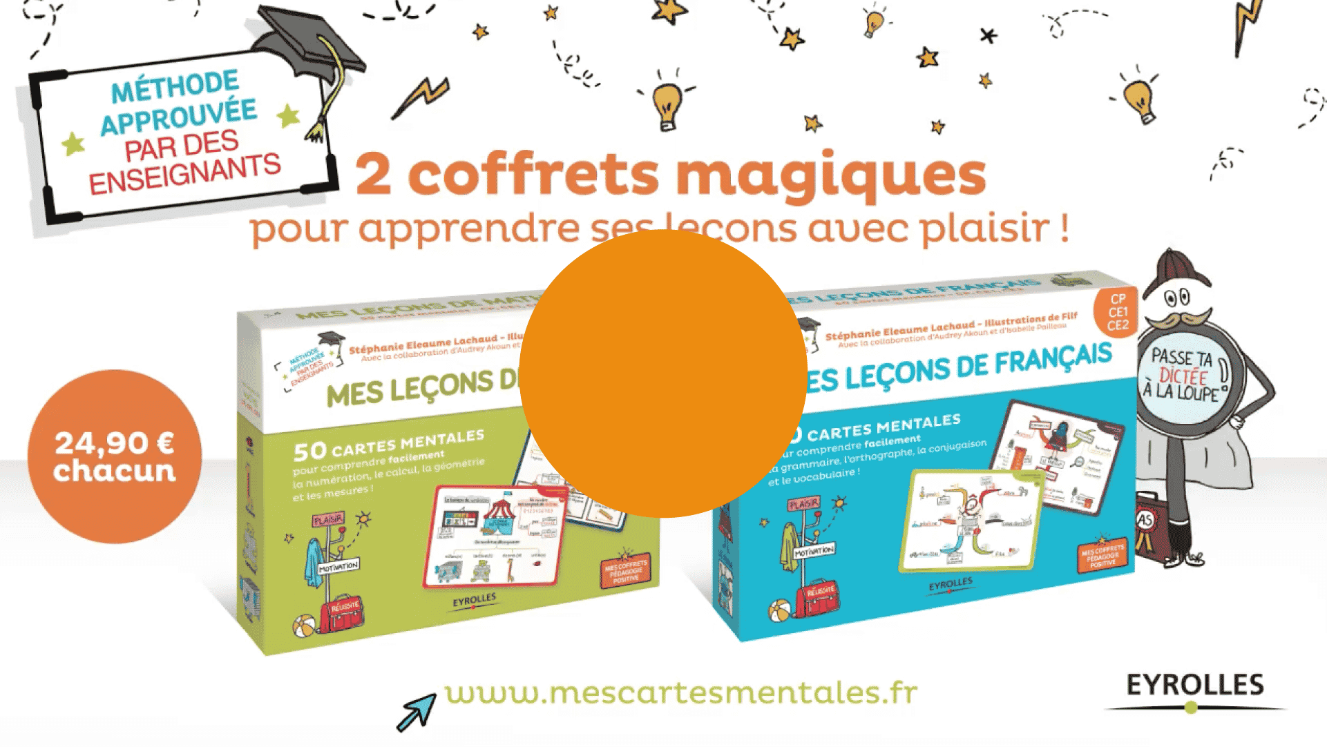 Mes leçons de français CP, CE1, CE2: 50 cartes mentales pour comprendre  facilement la grammaire, l'orthographe, la conjugaison et le vocabulaire. 1